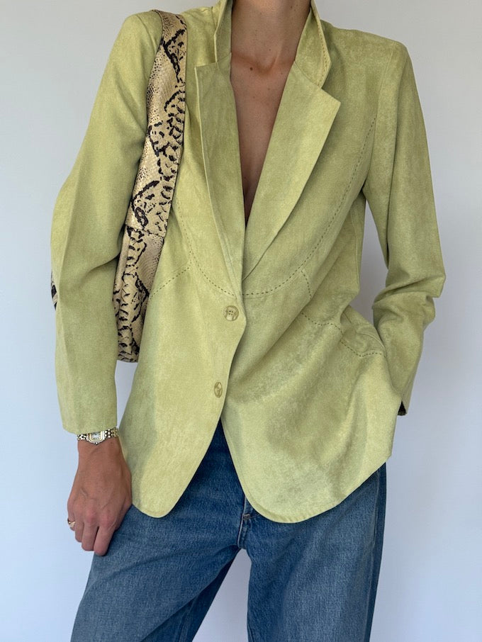 Vintage green light jacket 6074