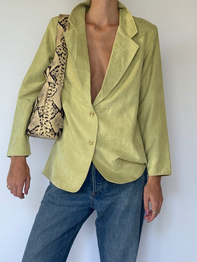 Vintage green light jacket 6074