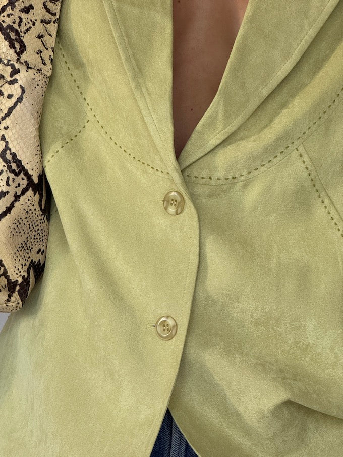 Vintage green light jacket 6074