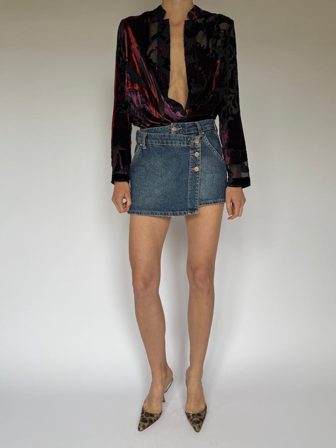 Vintage Velvet Cardigan 6059