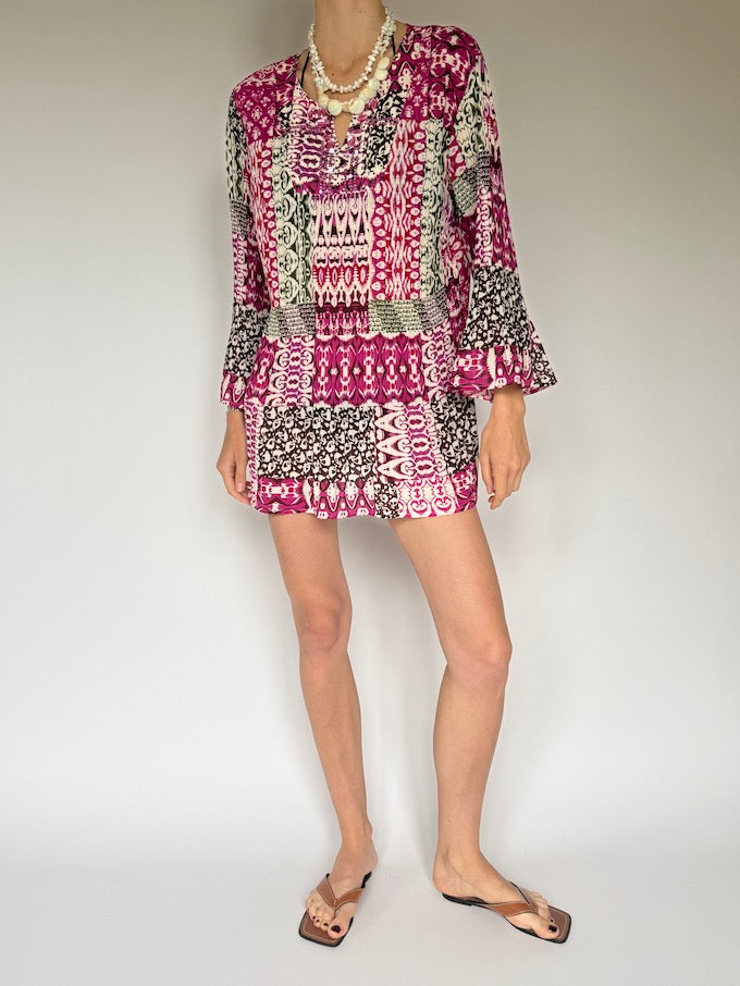 Vintage Bohemian Beach Cover-Up 6257