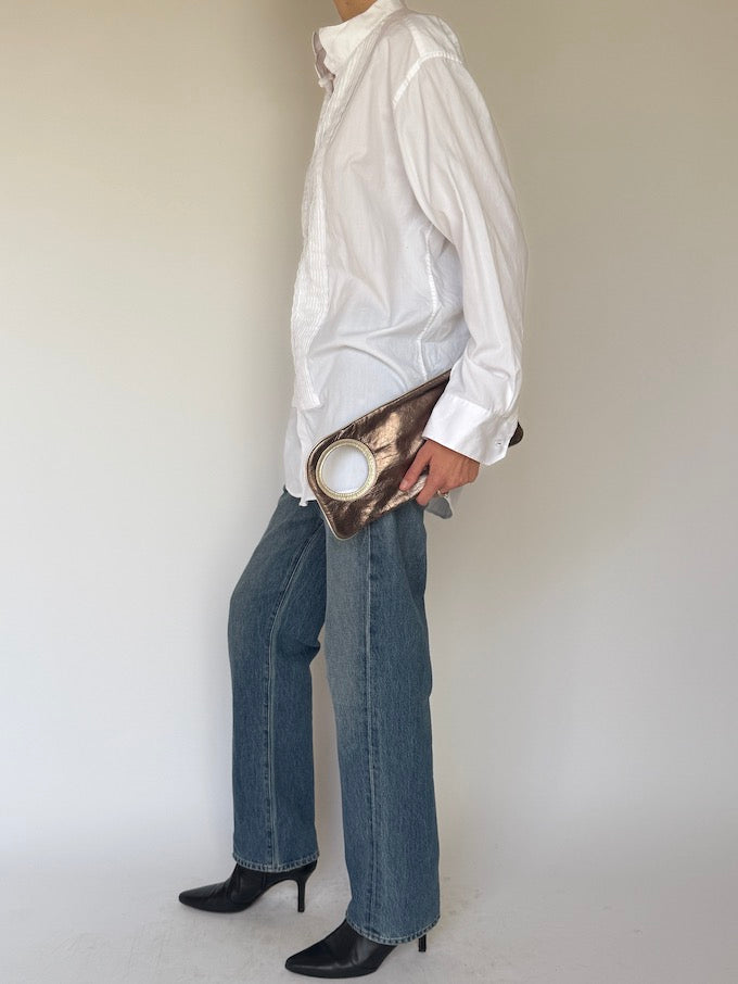 Vintage Tuxedo-Style Shirt 6617