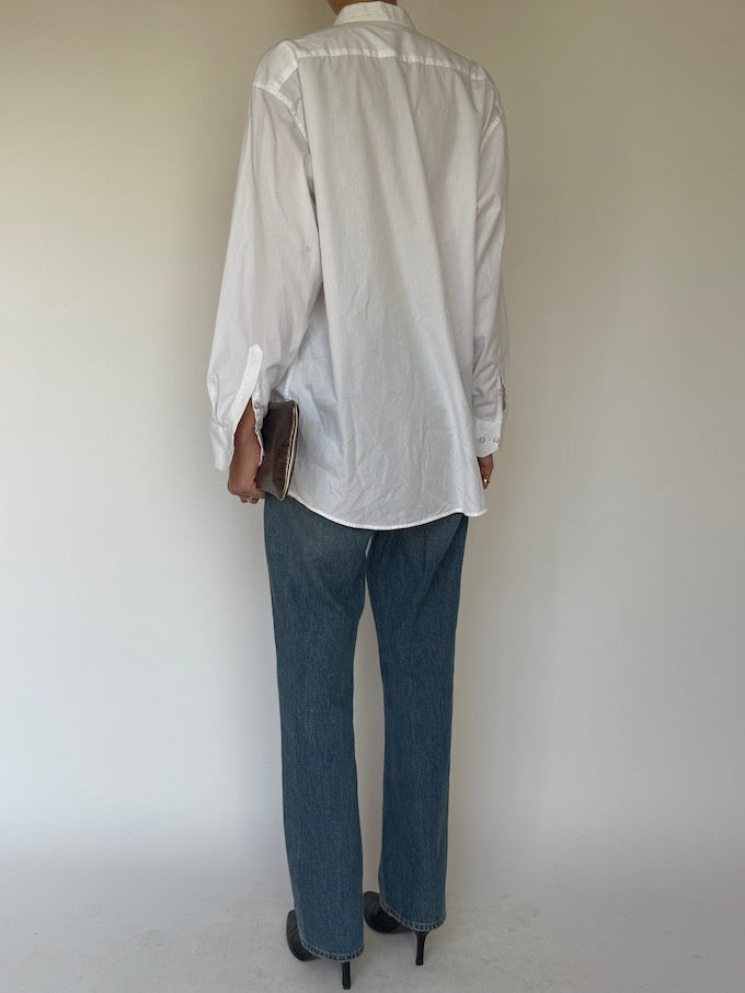 Vintage Tuxedo-Style Shirt 6617