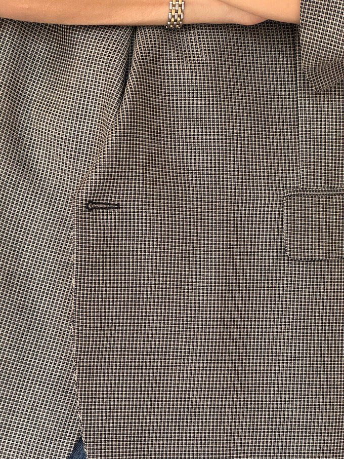 Vintage Oversized Single Breasted Blazer 5772