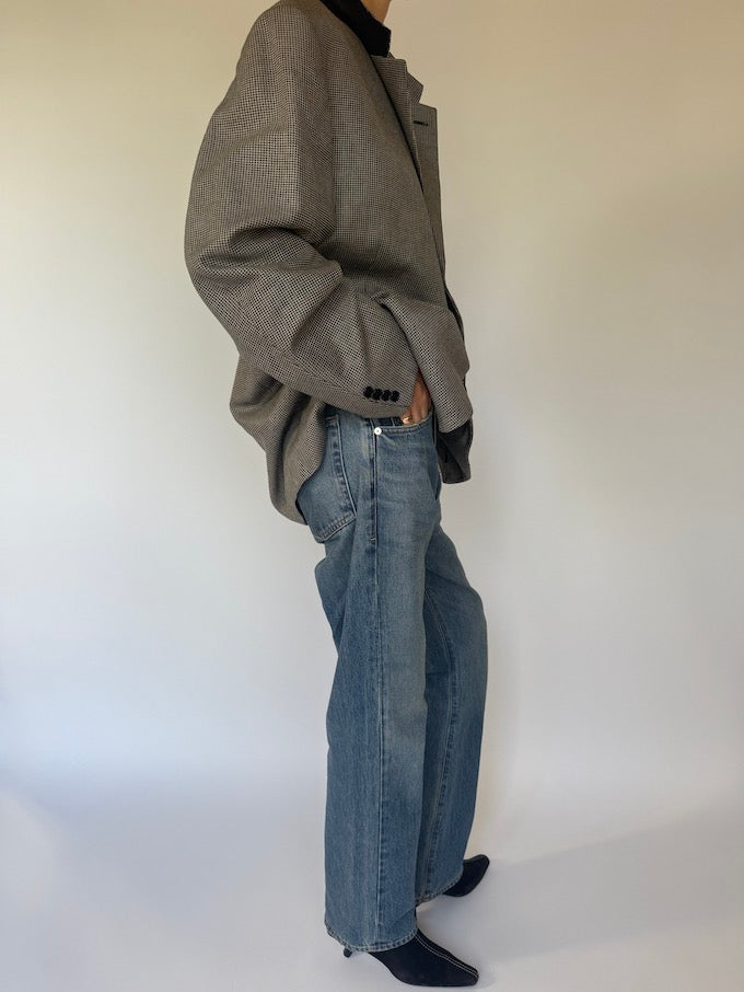 Vintage Oversized Single Breasted Blazer 5772