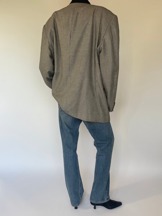 Vintage Oversized Single Breasted Blazer 5772