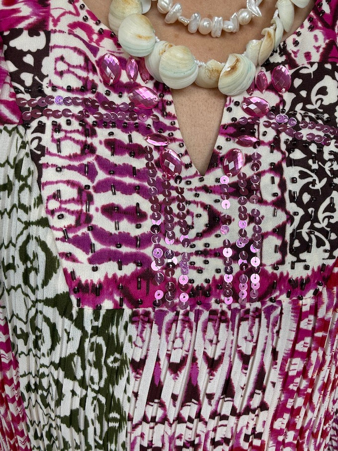 Vintage Bohemian Beach Cover-Up 6257