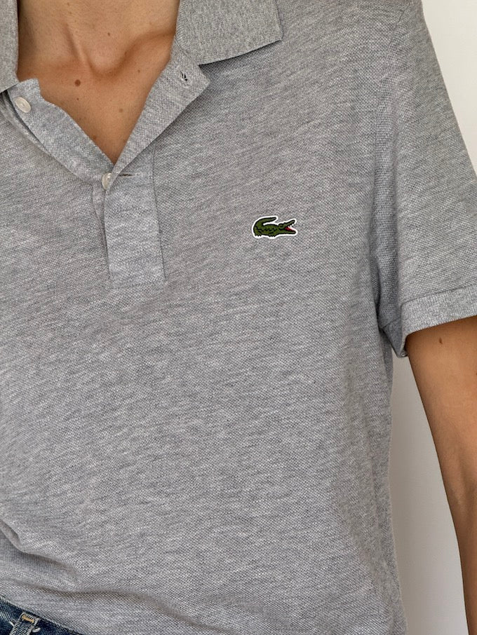 Vintage Lacoste Polo Shirt Grey 6619