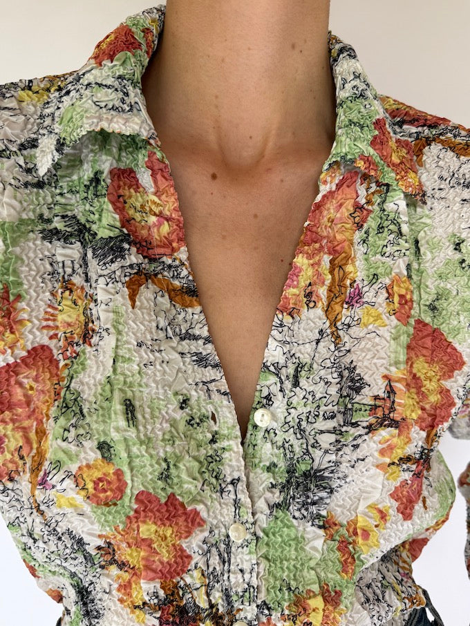 Vintage Shirt Floral 5880