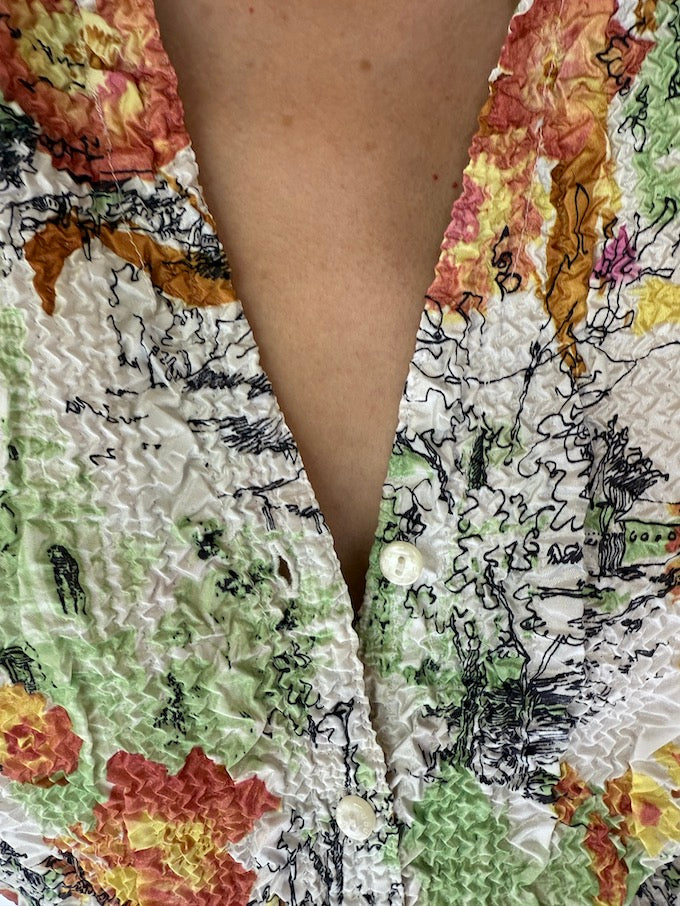 Vintage Shirt Floral 5880