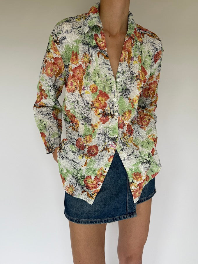 Vintage Shirt Floral 5880
