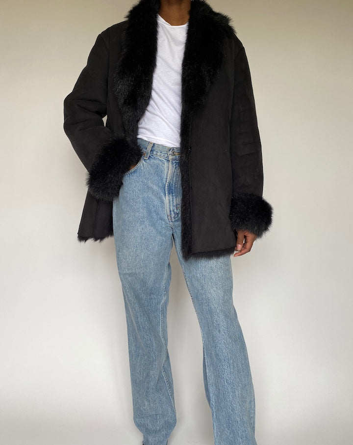 VINTAGE BLACK JACKET 3078