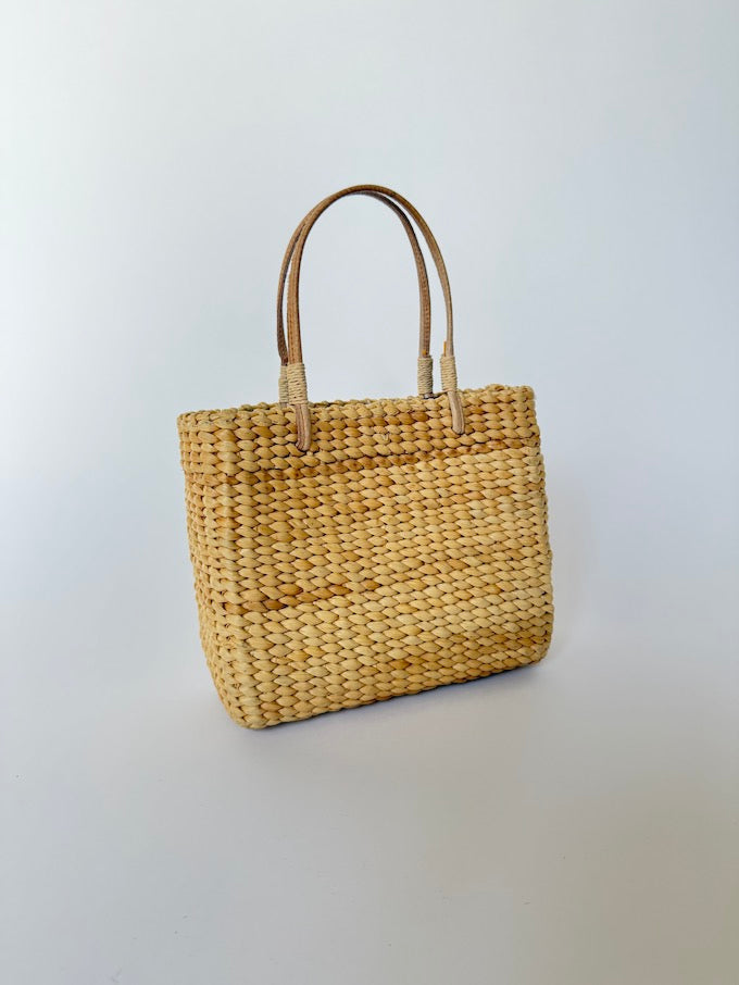 Vintage Woven Floral Straw bag 6270