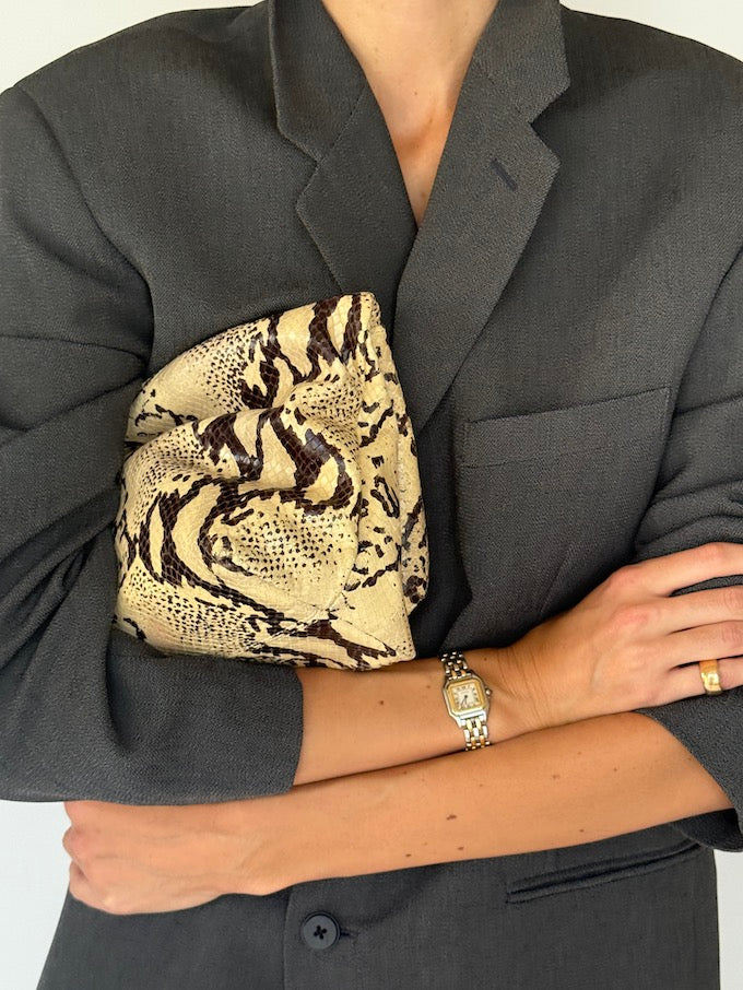 Vintage single-breasted blazer grey 6194