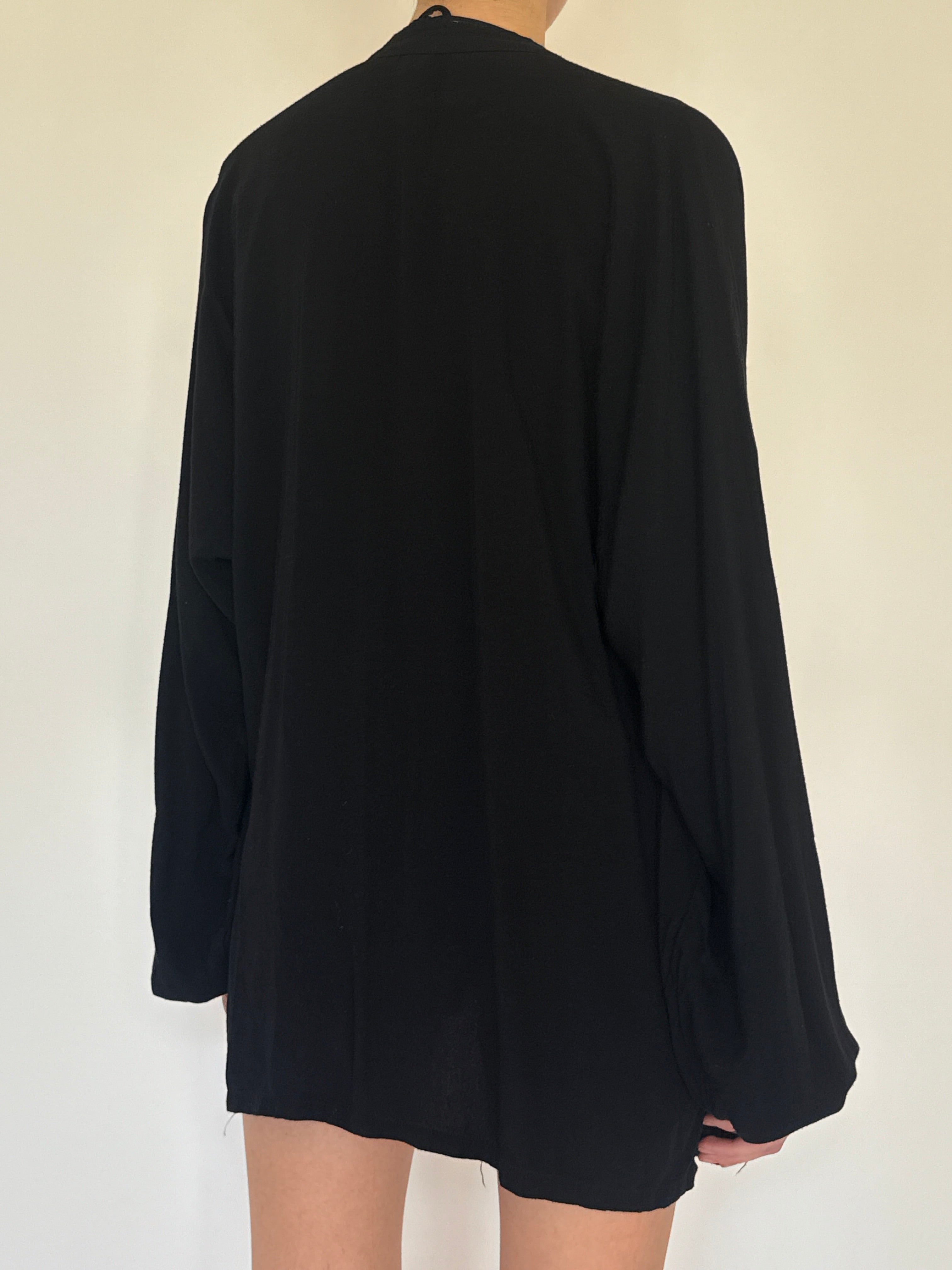Vintage black cover up back view