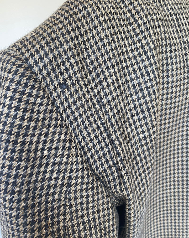 VINTAGE OVERSIZED HOUNDSTOOTH BLAZER 3411