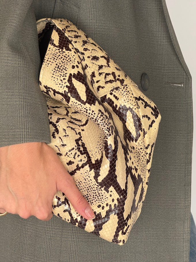 Vintage Grey Long Checked Coat 5744