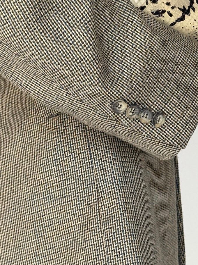 Vintage single-breasted blazer beige 6246