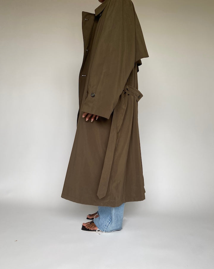 VINTAGE OVERSIZED TRENCH COAT 3825
