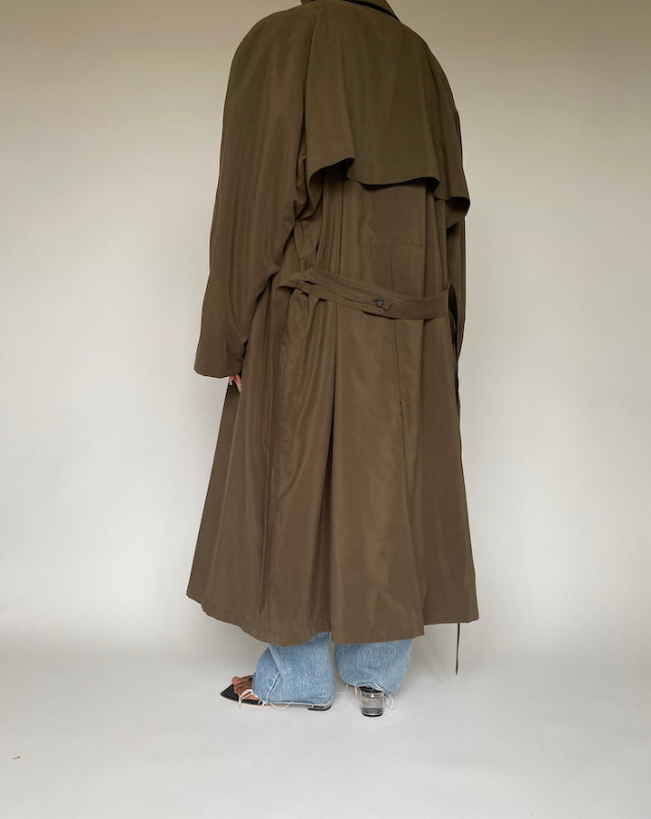VINTAGE OVERSIZED TRENCH COAT 3825