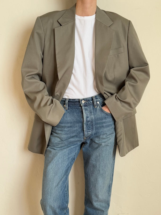 Vintage oversized blazer beige 5863