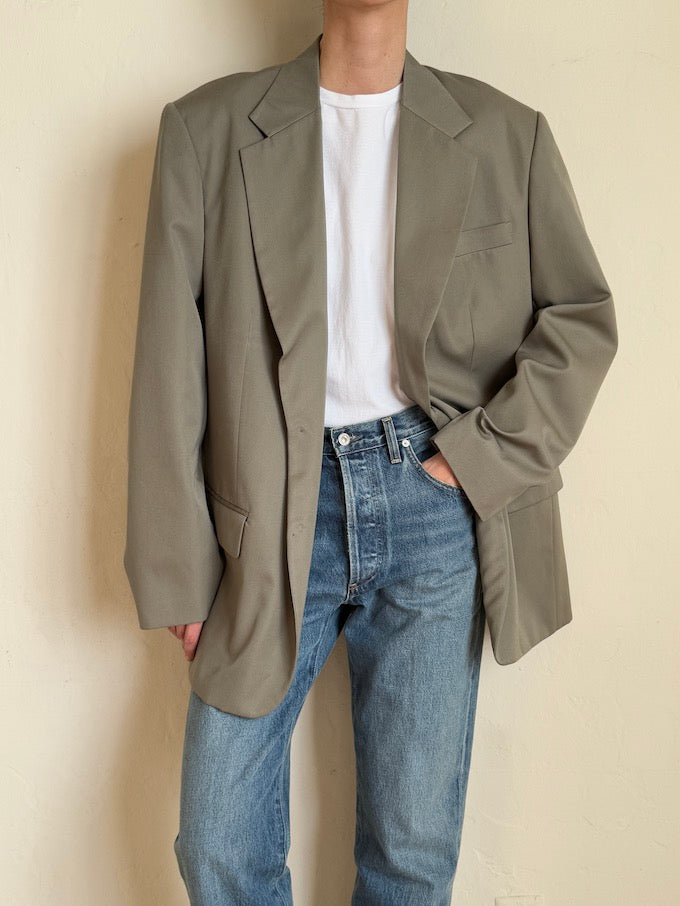 Vintage oversized blazer beige 5863