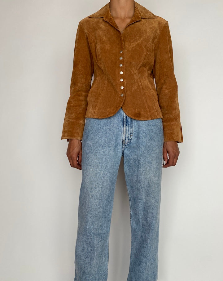 VINTAGE SUEDE LEATHER JACKET 2920