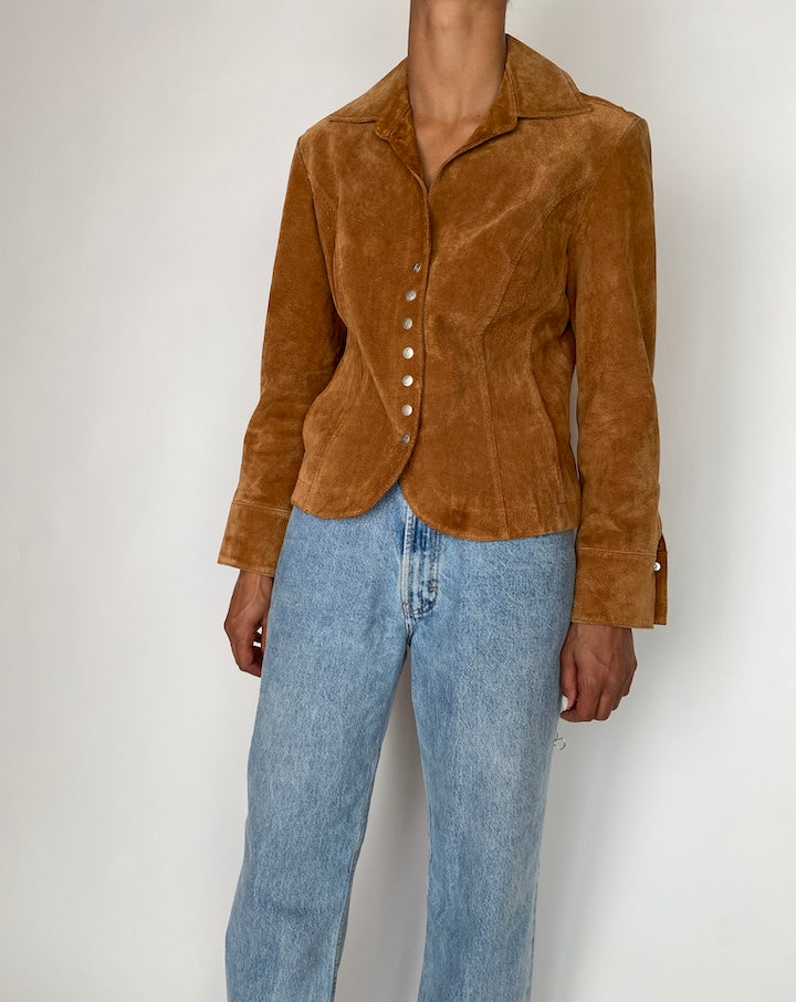 VINTAGE SUEDE LEATHER JACKET 2920
