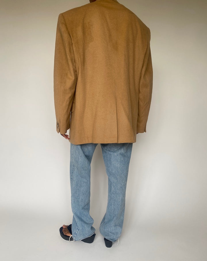 VINTAGE BEIGE OVERSIZED BLAZER 3851