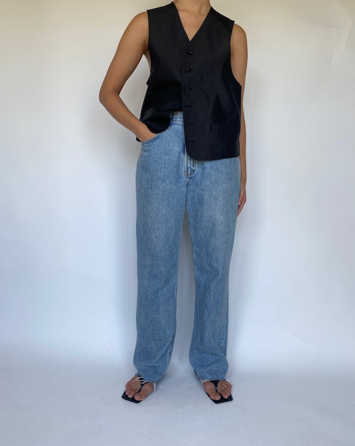 VINTAGE BLACK VEST 3449