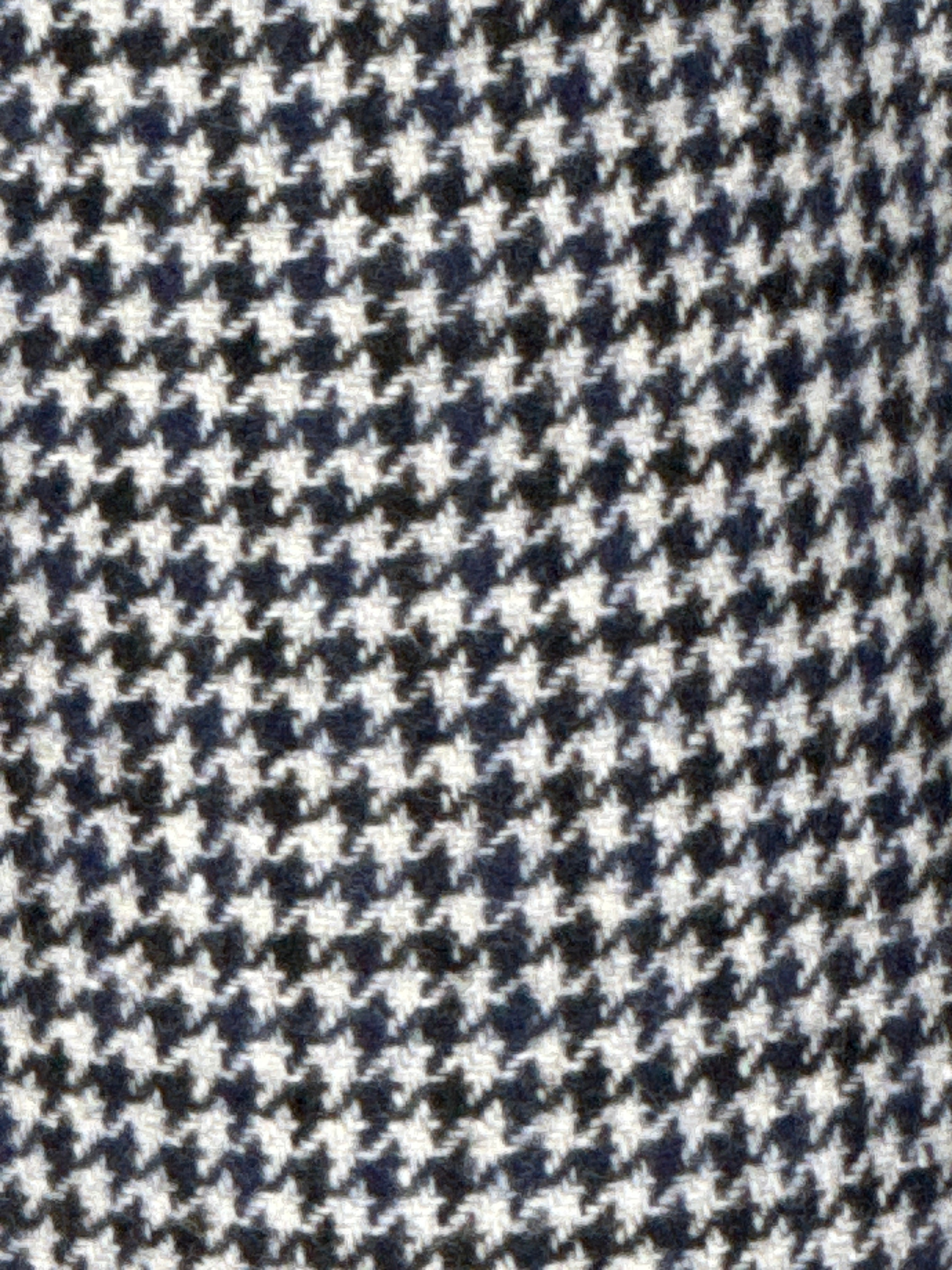 Vintage Houndstooth Trousers in Navy, Black & White