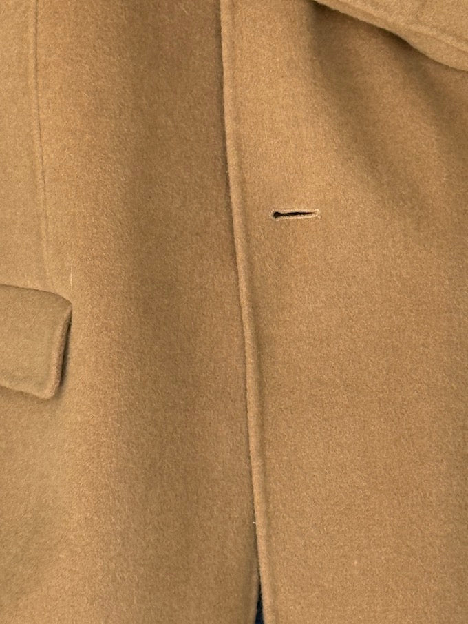 Vintage Classic Camel Shade Wool Blended Coat 5857