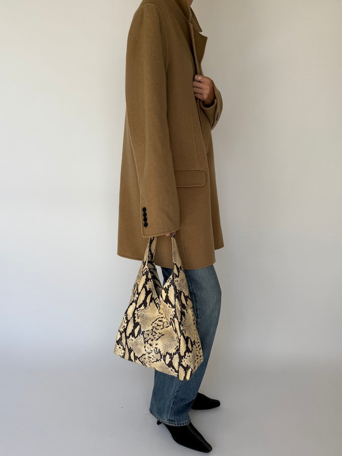 Vintage Classic Camel Shade Wool Blended Coat 5857