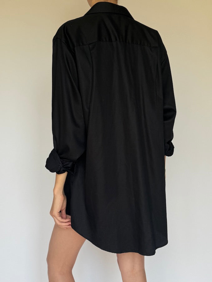Vintage oversized black shirt 6301