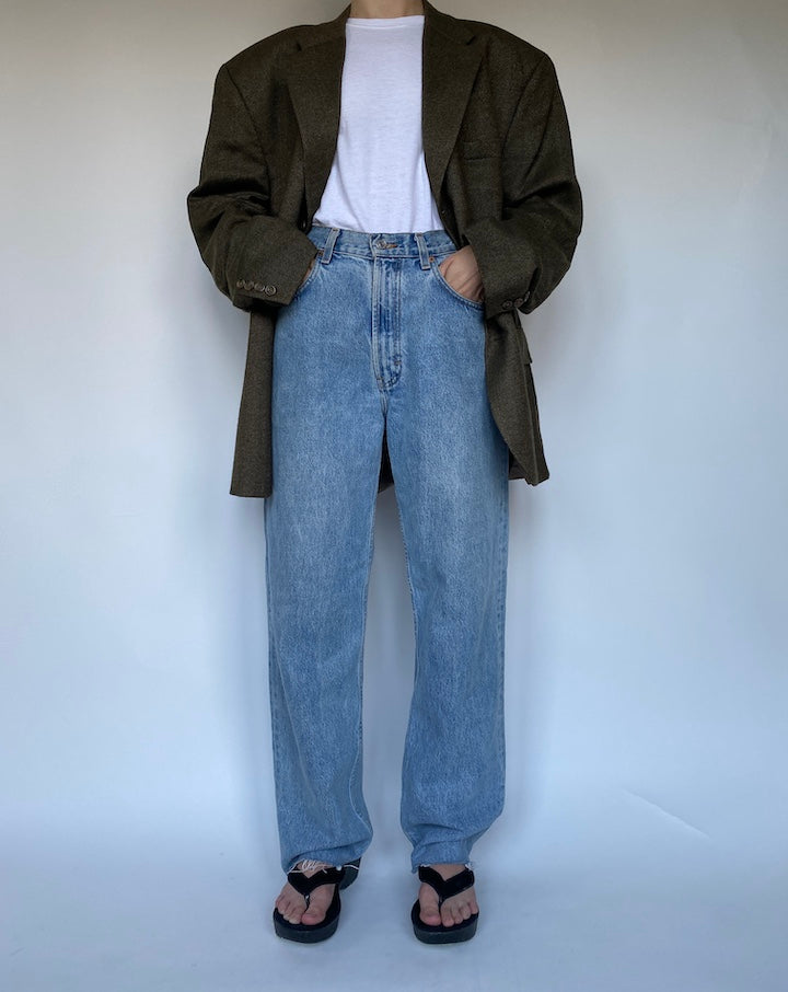 VINTAGE OVERSIZED SINGLE BREASTED BLAZER 3451