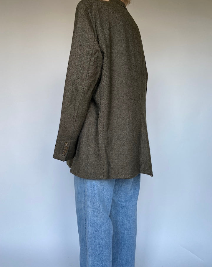 VINTAGE OVERSIZED SINGLE BREASTED BLAZER 3451