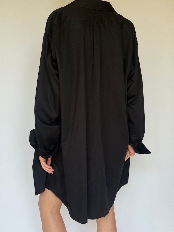 Vintage oversized shirt black 6306