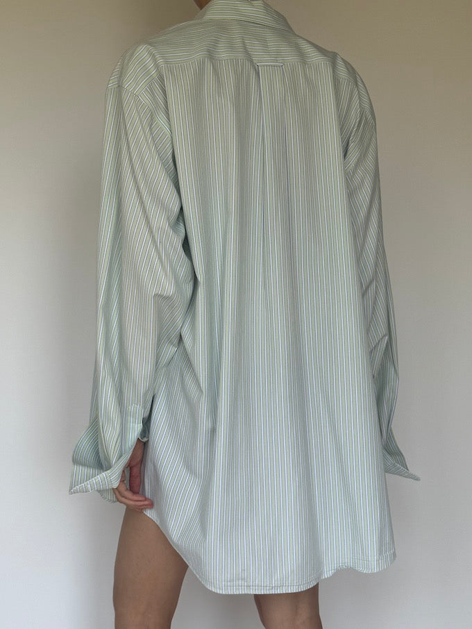 Vintage striped oversized shirt 6309
