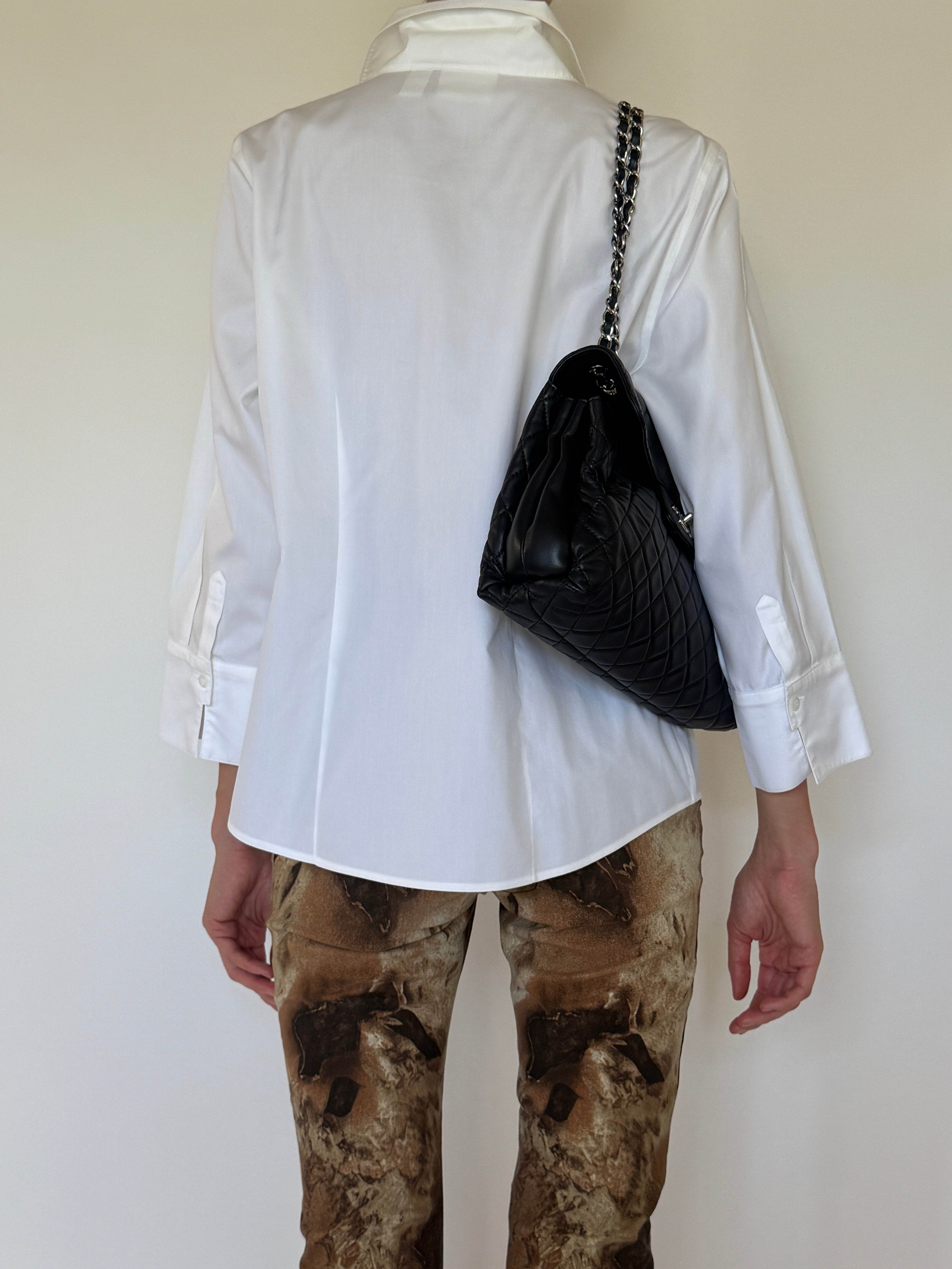 Vintage white shirt back view