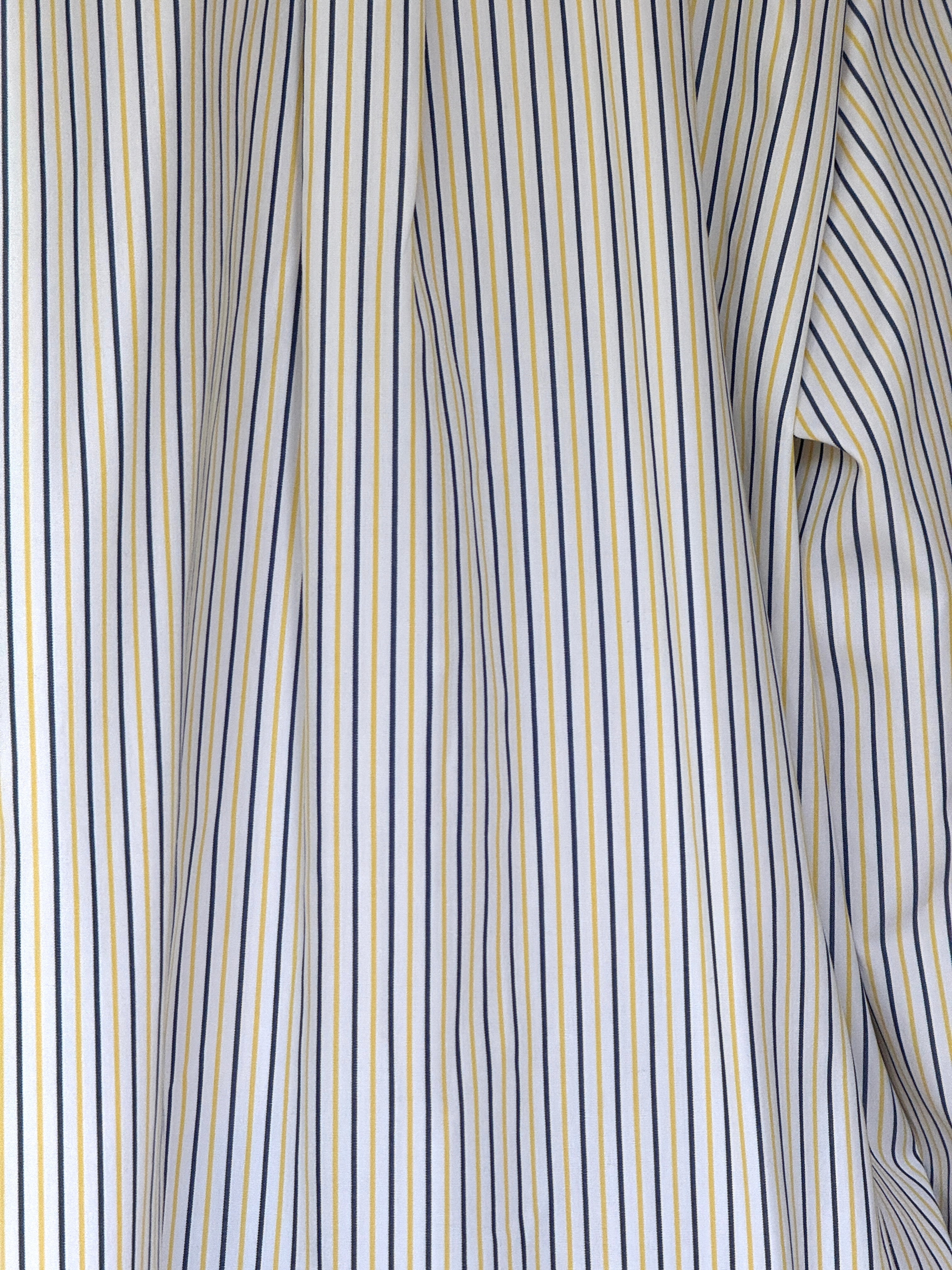 Vintage oversized white striped shirt 6314