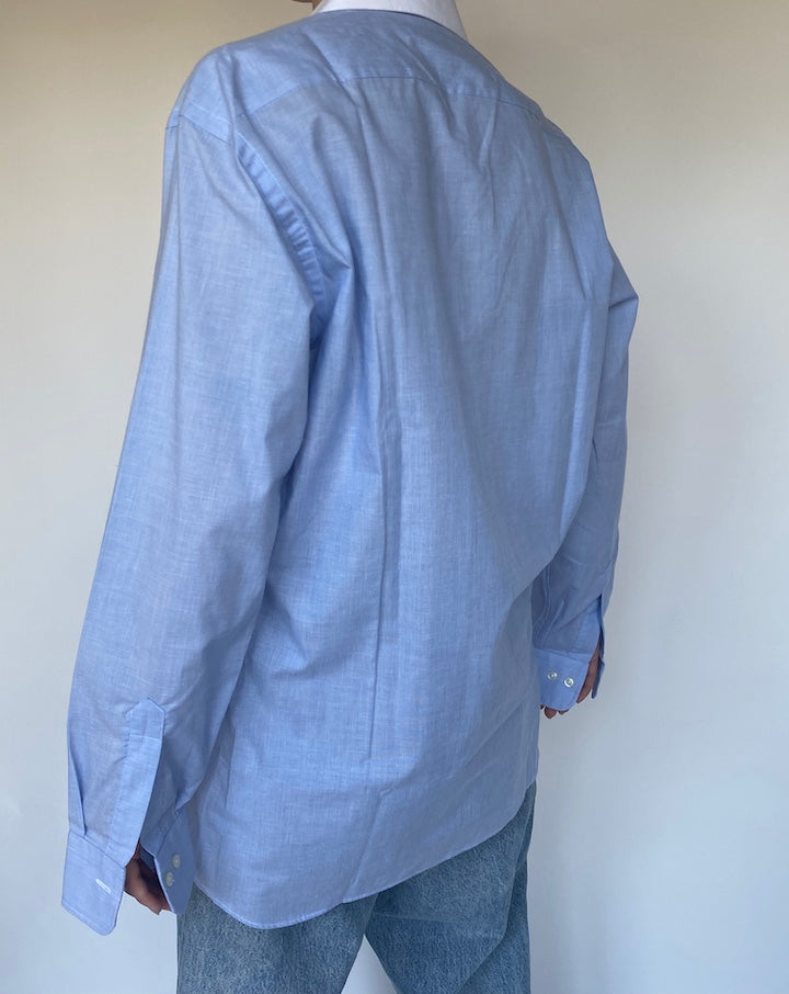 VINTAGE LIGHT BLUE CHRISTIAN DIOR SHIRT 2464