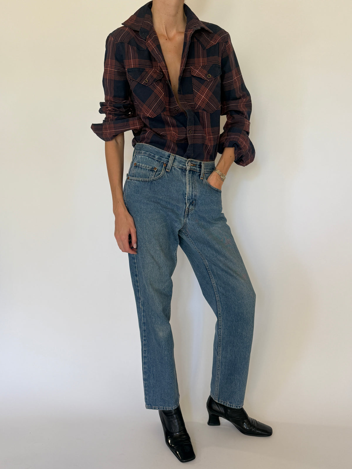 Vintage Wrangler Western-Inspired Shirt 8435
