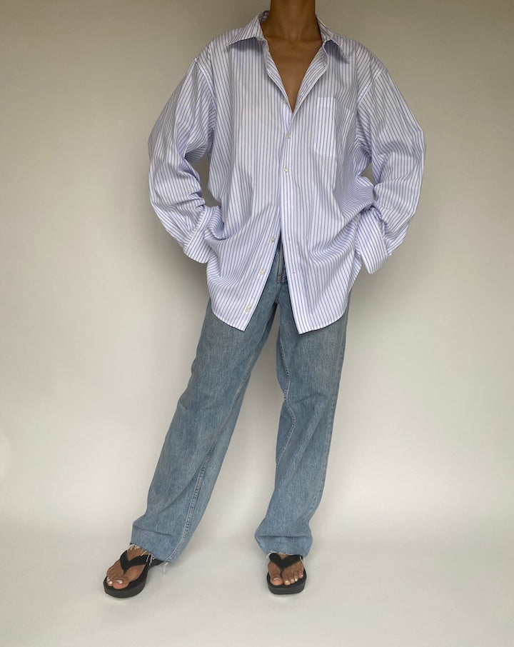 VINTAGE STRIPED COTTON SHIRT 1034