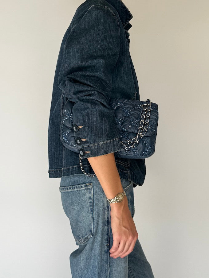 Vintage Denim Blazer dark Wash 6024