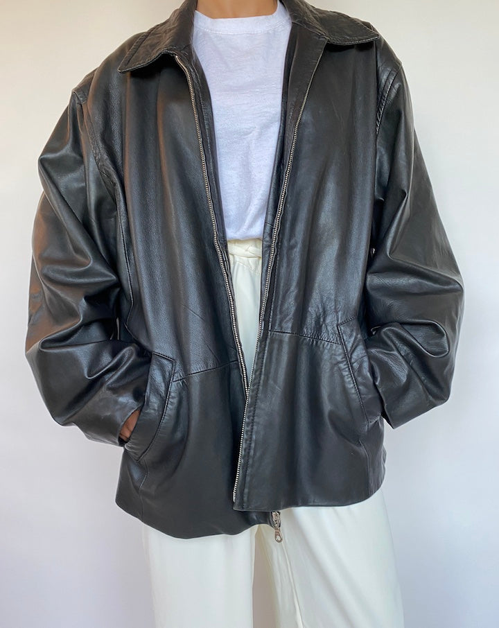 VINTAGE LEATHER JACKET 672