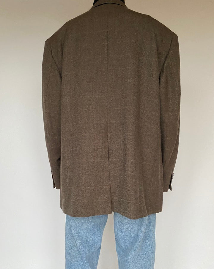VINTAGE BROWN OSCAR DE LA RENTA BLAZER 1604 4