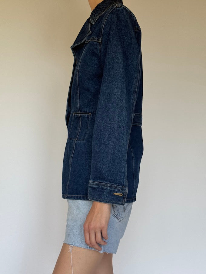 Vintage denim blazer jacket 6325