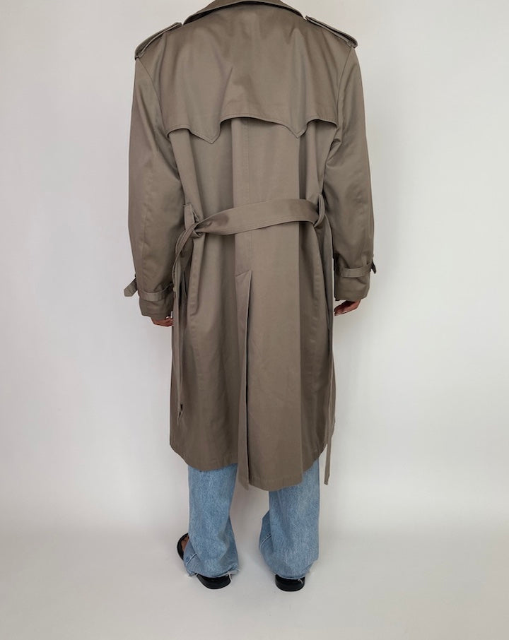 VINTAGE OVERSIZED LONG TRENCH COAT 2981