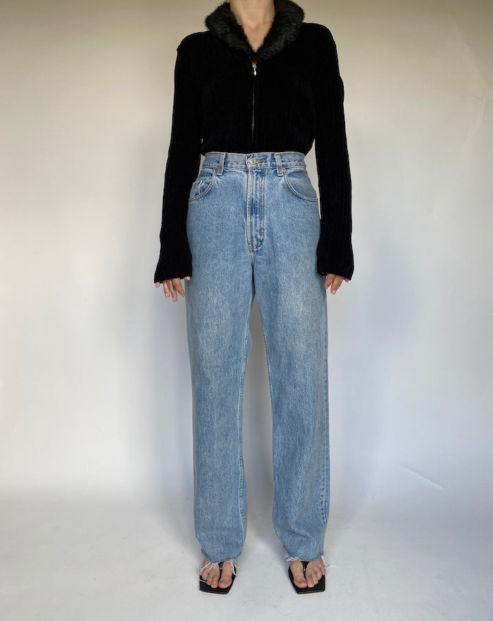VINTAGE BLACK CARDIGAN 2709