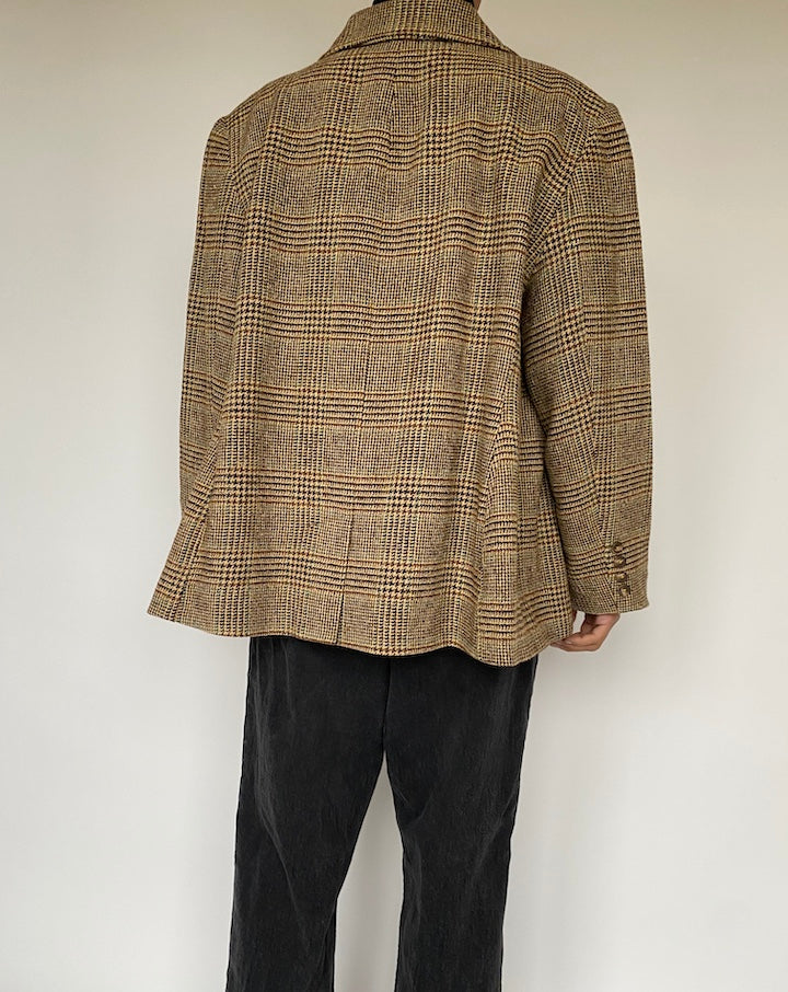 VINTAGE BEIGE OVERSIZED BLAZER 1629 3